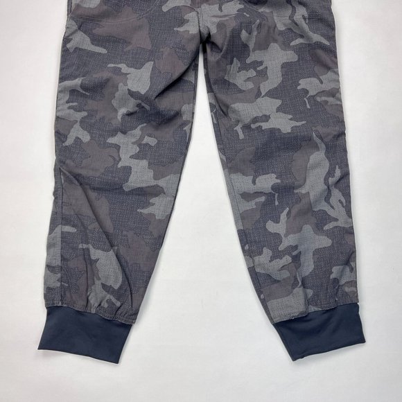 Prana Camouflage Sky Canyon Jogger Women 14 NWOT Pocket Stretch Zip Closure Gray - Picture 6 of 16